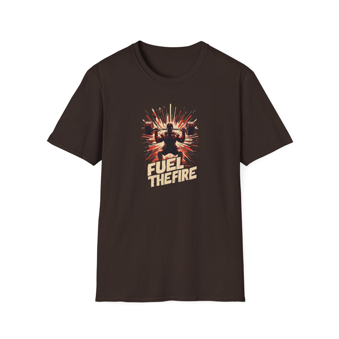 Unisex Softstyle T-Shirt - "Fuel the Fire" Graphic Tee for Motivation & Empowerment