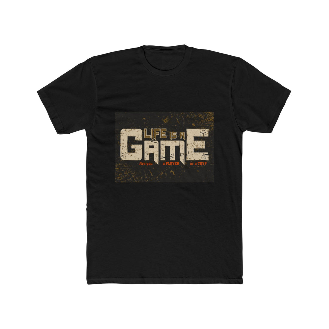 Life is a Game Unisex Cotton Crew Tee - Casual Gaming T-Shirt