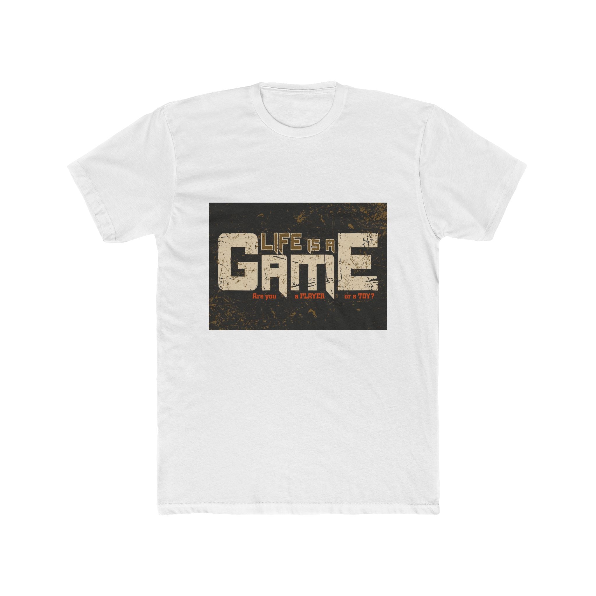 Life is a Game Unisex Cotton Crew Tee - Casual Gaming T-Shirt