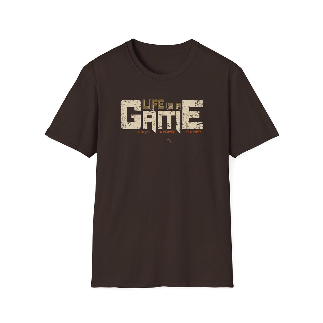 Life is a Game Unisex Softstyle T-Shirt - Fun Casual Tee for Players and Gamers
