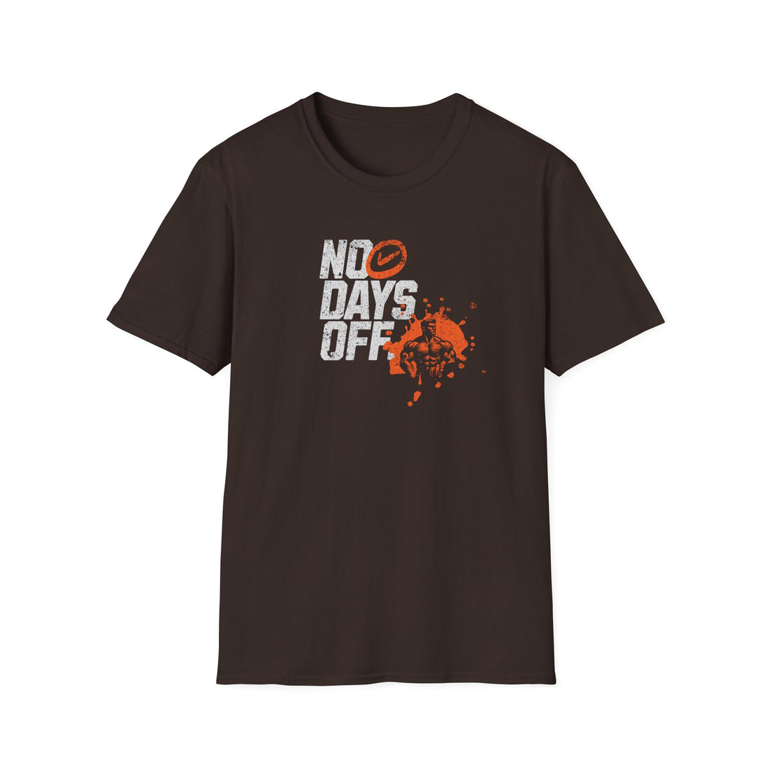 No Days Off Graphic T-Shirt for Active Lifestyle